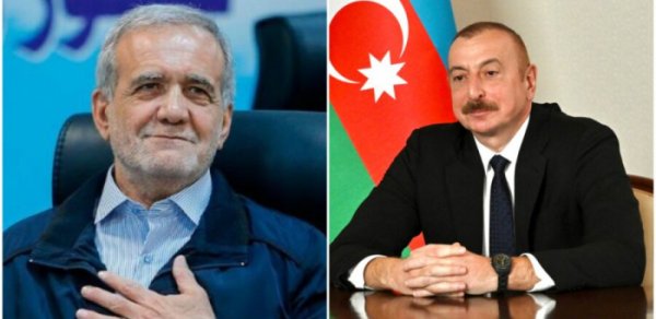 Məsud Pezeşkian İlham Əliyevi təbrik edib