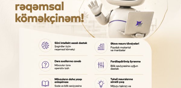 “Rəqəmsal məktəb”də şagirdlər üçün rəqəmsal tədris köməkçisi istifadəyə verilib