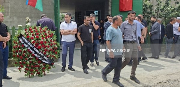 Gəmiyə hücumda həlak olan Fuad Orucov Xaçmazda dəfn edildi - FOTO