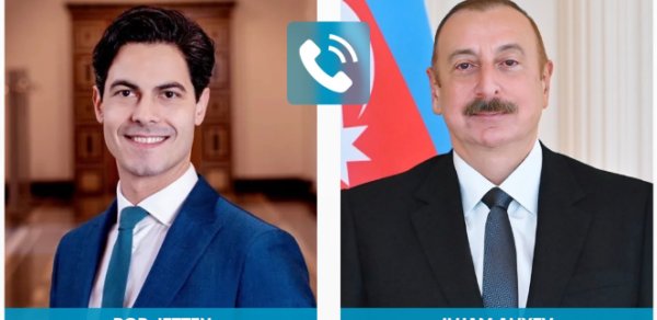 İlham Əliyev Niderlandın Baş naziri ilə telefon danışığı apardı