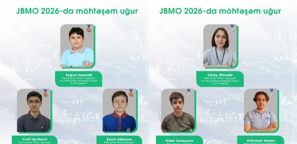 Azərbaycan məktəblilərindən möhtəşəm uğur