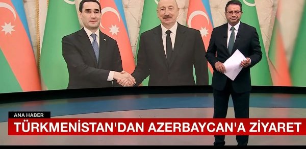 "Haber Global" İlham Əliyevlə Sərdar Berdiməhəmmədovun görüşünə xüsusi diqqət ayırıb - VİDEO