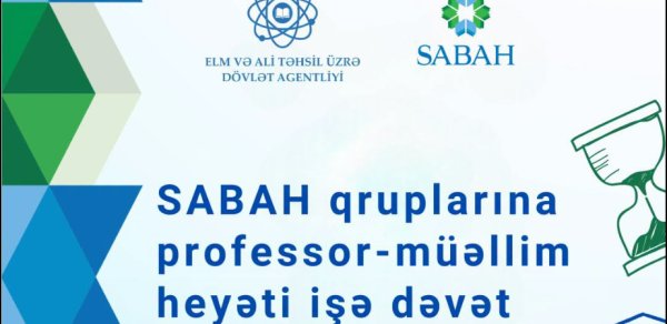 SABAH qruplarına müəllim qəbulu elan edildi