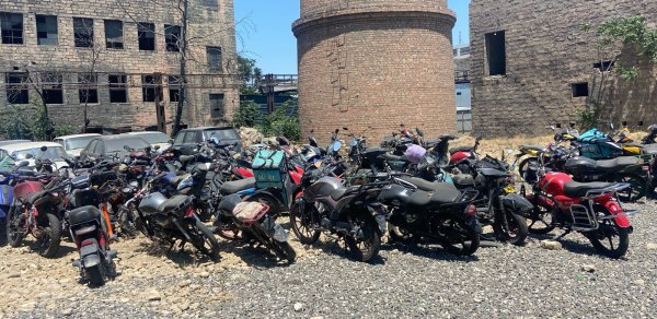 Bakıda 79 motosiklet və moped cərimə meydançasına aparılıb