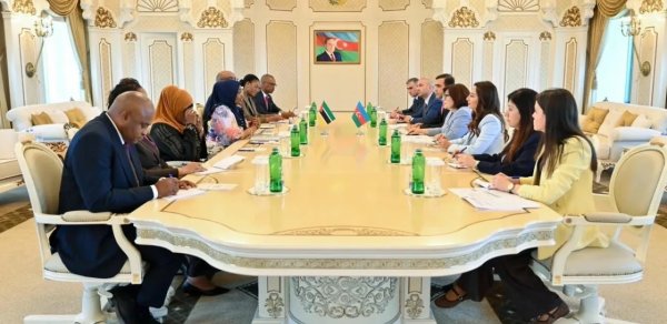 Sahibə Qafarova Mozambik Respublika Assambleyasının sədri ilə görüşdü - FOTOLAR