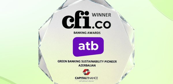 Azər Türk Bank dayanıqlı bankçılıq sahəsində beynəlxalq mükafata layiq görüldü