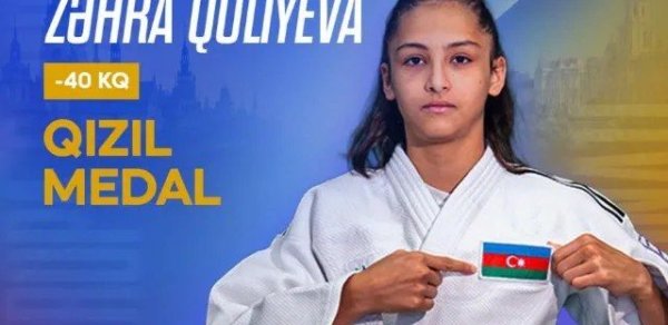 Zəhra Quliyeva Avropa çempionu oldu
