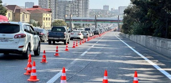 Bakının mərkəzində bu yollar tam bağlanır
