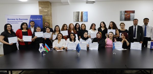AccessBank Qarabağda qadın sahibkarlar üçün maarifləndirici təlim keçirib
