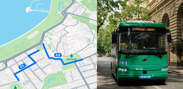 Bakıda sevindirən yenilik: Mərkəzdə pulsuz avtobuslar fəaliyyətə başladı