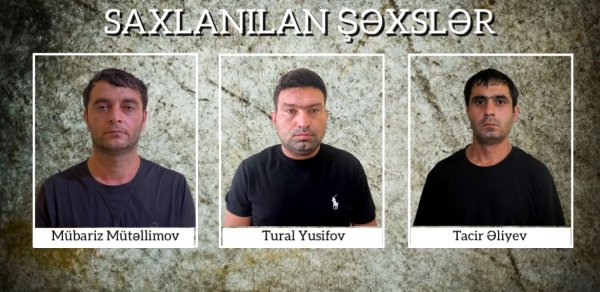 Şirvanda 34000 manatlıq naqil oğurlayan üç nəfər saxlanıldı
