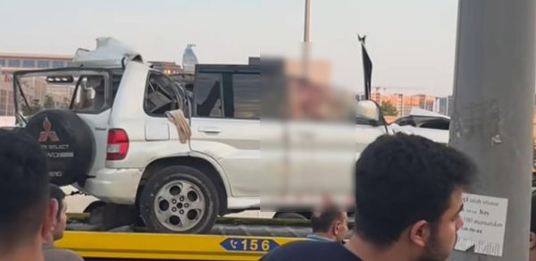 Dərnəgül yolunda dəhşətli qəza - Sürücü öldü - Video