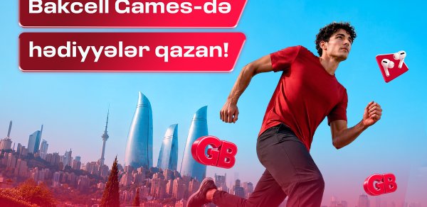 Bakcell tətbiqində AirPods və hər gün 1 GB internet qazan