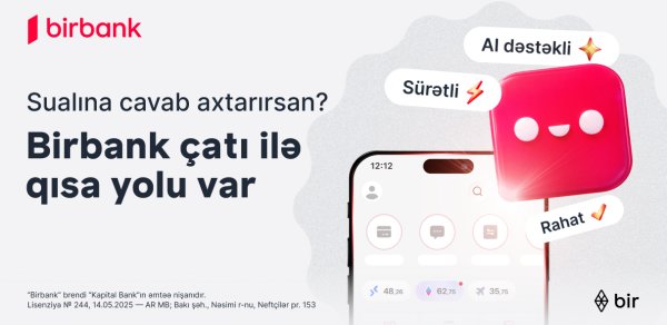 Birbank-la bütün suallara cavab almağın QISA YOLU VAR