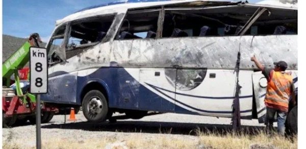 Tehranda avtobus polis maşınları ilə toqquşdu - Yaralılar var