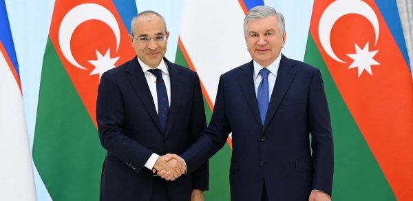 Azərbaycanla Özbəkistan arasında iqtisadi əməkdaşlıq məsələləri müzakirə olunub - FOTO