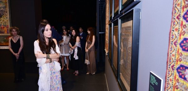 Leyla Əliyeva Budapeştdə “Azərbaycan xalçaları – ənənədən müasir incəsənətə” sərgisinin təqdimatında - FOTO