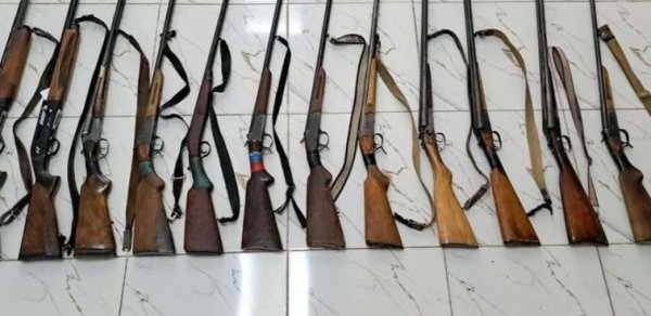 Qanunsuz saxlanılan 14 tüfəng aşkarlandı