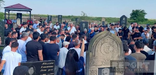 Vurulan gəminin kapitanı Lənkəranda dəfn olundu