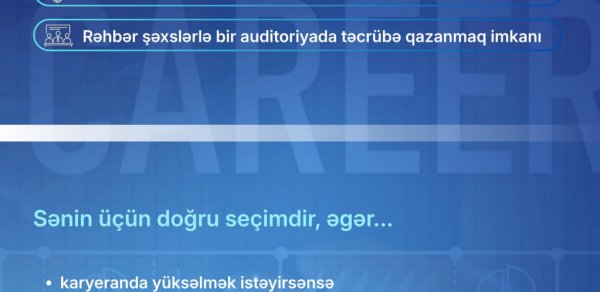Gələcəyin rəhbərləri üçün ideal seçim – ADNSU Biznes Məktəbinin MBA proqramının üstünlükləri – FOTO