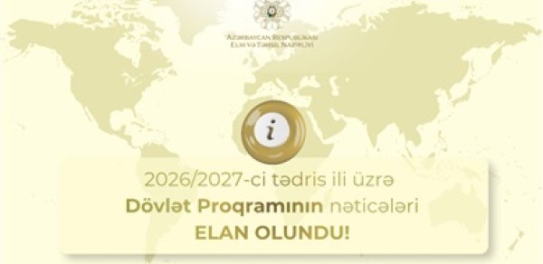 Xaricdə təhsil proqramına qəbul olunanların siyahısı açıqlandı