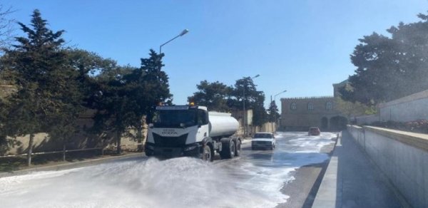 Bakıda iməclik keçirilib, şəhər yuyulub
