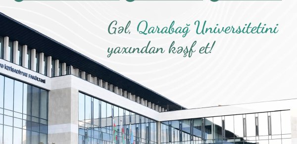 Qarabağ Universiteti abituriyentlər üçün “Açıq qapı günləri” keçirəcək