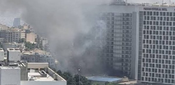 Tehranın İstiqlal hotelində yanğın - 7 nəfər tüstüdən zəhərləndi