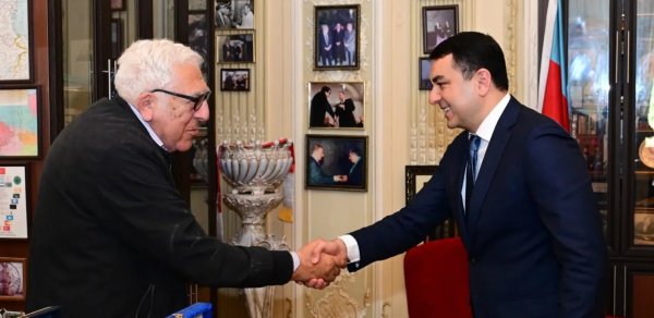Mədəniyyət naziri Anarla görüşüb - FOTO