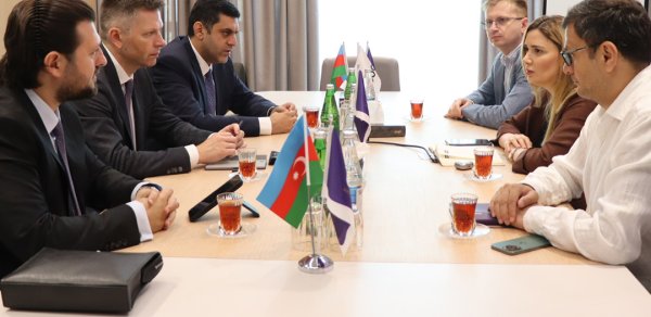 ATB rəhbərliyi Visa nümayəndə heyəti ilə görüş keçirdi - FOTOLAR