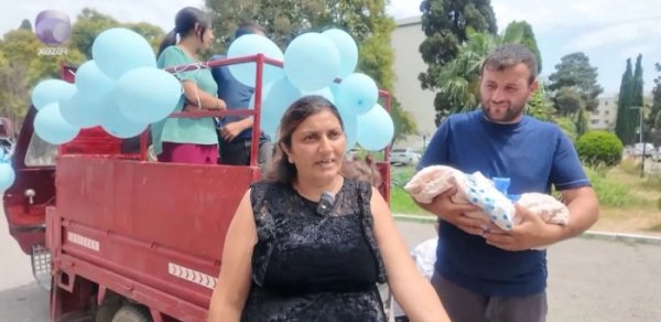 6-cı övladları motosikletlə xəstəxanaya çatdıqdan sonra dünyaya gəldi - VİDEO