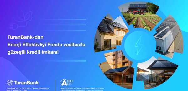 TuranBank Enerji Effektivliyi Fondu vasitəsilə güzəştli kreditlərin verilməsinə başladı