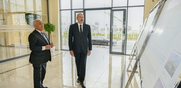 Prezident açılışda - FOTOLAR