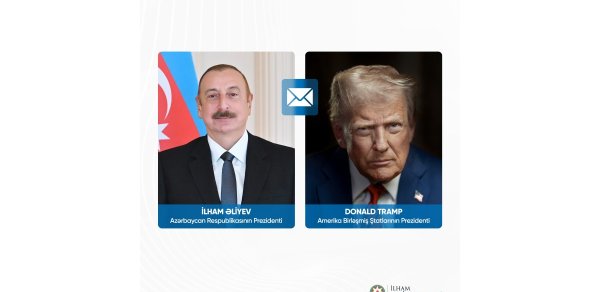 Prezident İlham Əliyev ABŞ prezidenti Donald Trampa məktub ünvanlayıb
