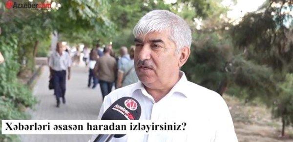 Şəhər sakinləri xəbərləri haradan izləyirlər? – VİDEOSORĞU