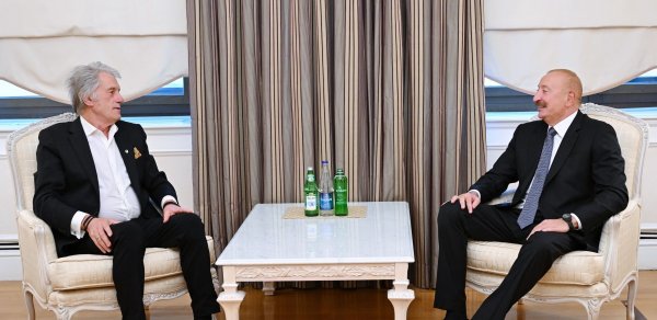 İlham Əliyev Viktor Yuşenkonu qəbul etdi