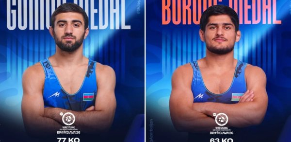 Azərbaycanın iki güləşçisi dünya çempionatında medal qazandı