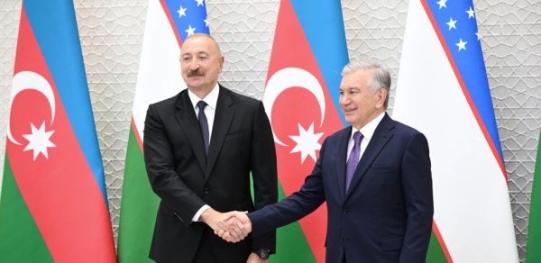 Daşkənd görüşündə Azərbaycan-Özbəkistan dostluğunu əks etdirən VİDEOÇARX