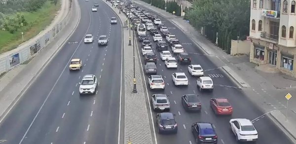Bakıda bu yollarda sıxlıq var - SİYAHI