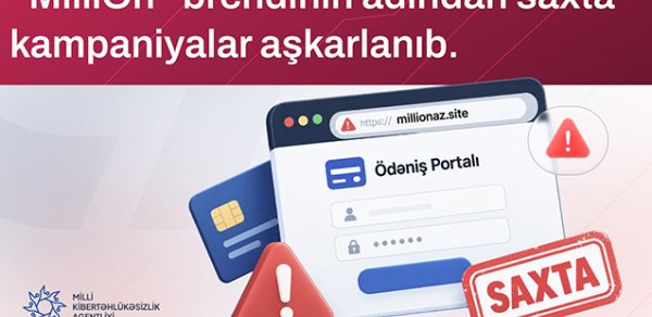Saxta ödəniş səhifələri yaradılıb - Ehtiyatlı olun!