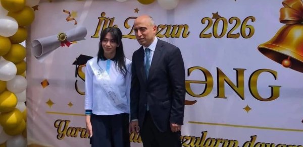 Kəlbəcərdə ilk məktəbin yeganə məzunu tələbə adını qazandı