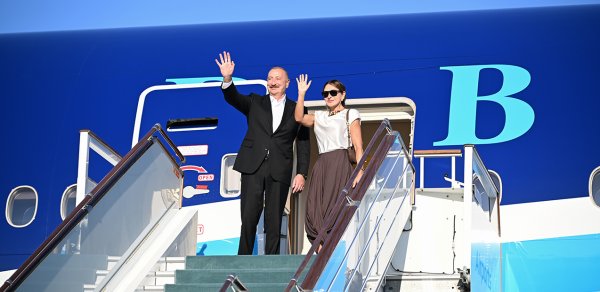 Prezidentin Özbəkistan səfərindən - Görüntülər