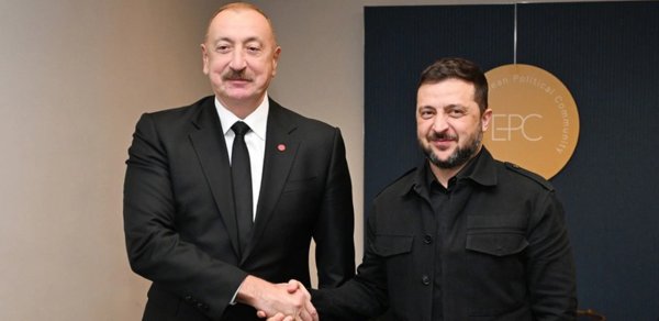 Zelenski İlham Əliyevə təşəkkür etdi
