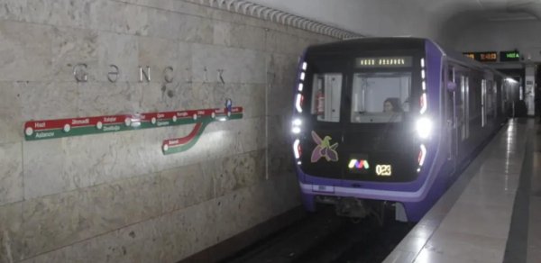 "Əhmədli" stansiyasında sərnişin qatar yoluna düşdü