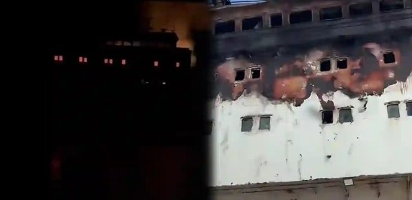Azərbaycanlıların da olduğu gəmiyə dron hücumu edildi - Video