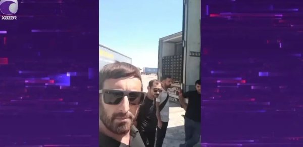 Azərbaycanlı tır sürücüləri İran sərhədini tərk edə bilmirlər - 100 min manatlıq məhsul xarab oldu - VİDEO