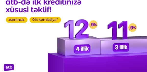 Azər Türk Bankdan yeni istehlak krediti kampaniyası