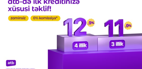 Azər Türk Bankdan yeni istehlak krediti kampaniyası