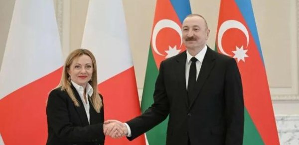 Meloni İlham Əliyevə təşəkkür etdi