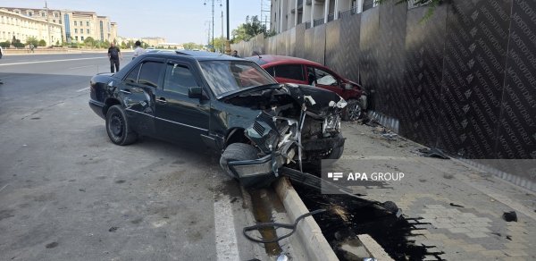 Naxçıvanda zəncirvari qəza olub, xəsarət alanlar var